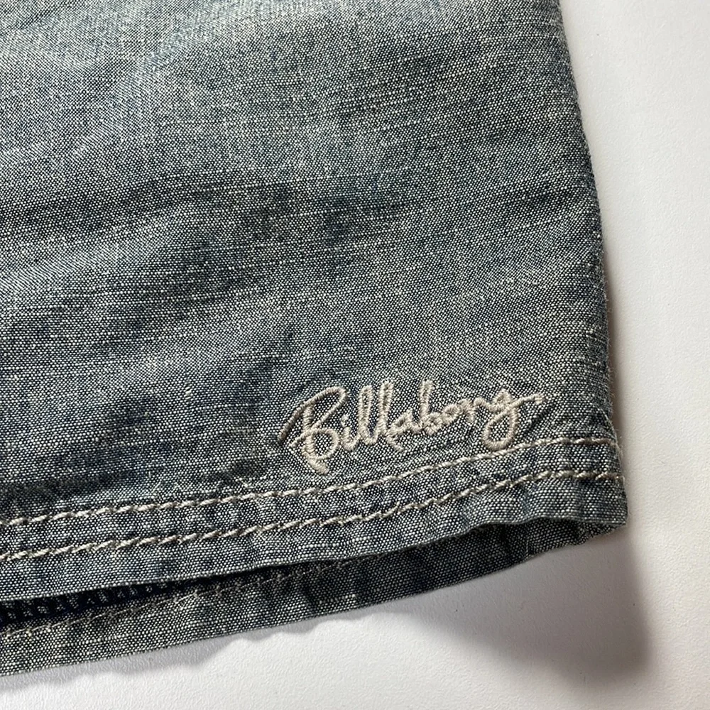 Billabong chambray summer dress with open back size S - Picture 8 of 10